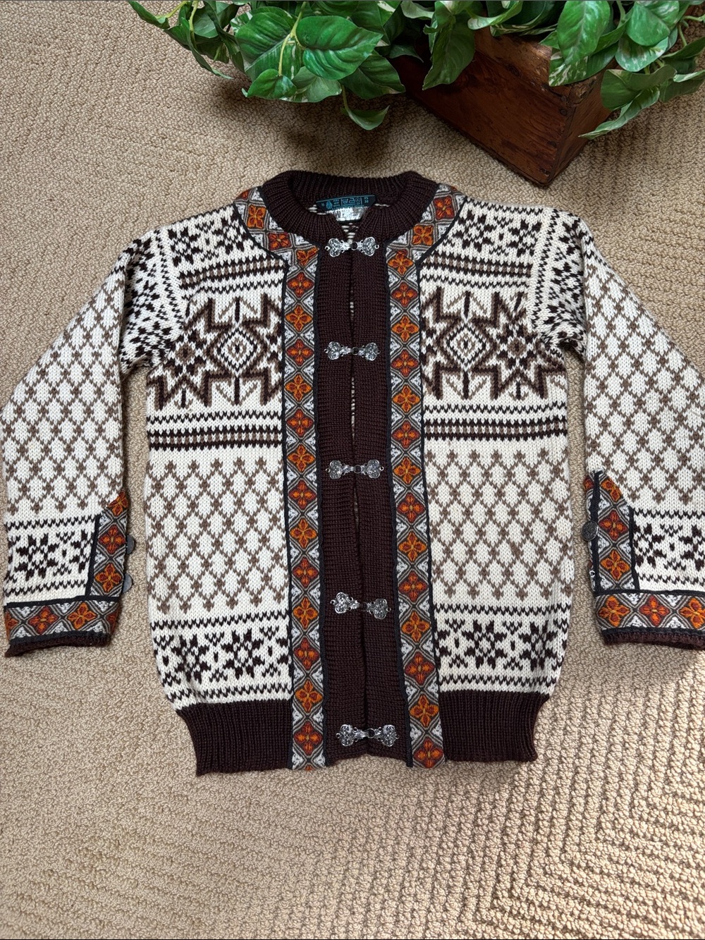 Dale of Norway wool Cardigan Sweater